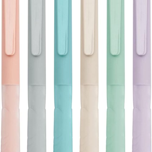 Ballpoint Pens 1.0mm Medium Point Black Ink Pens Retractable Cute Pens Ballpoint Smooth Writing Pens with Super Soft Grip for Nurses Teachers