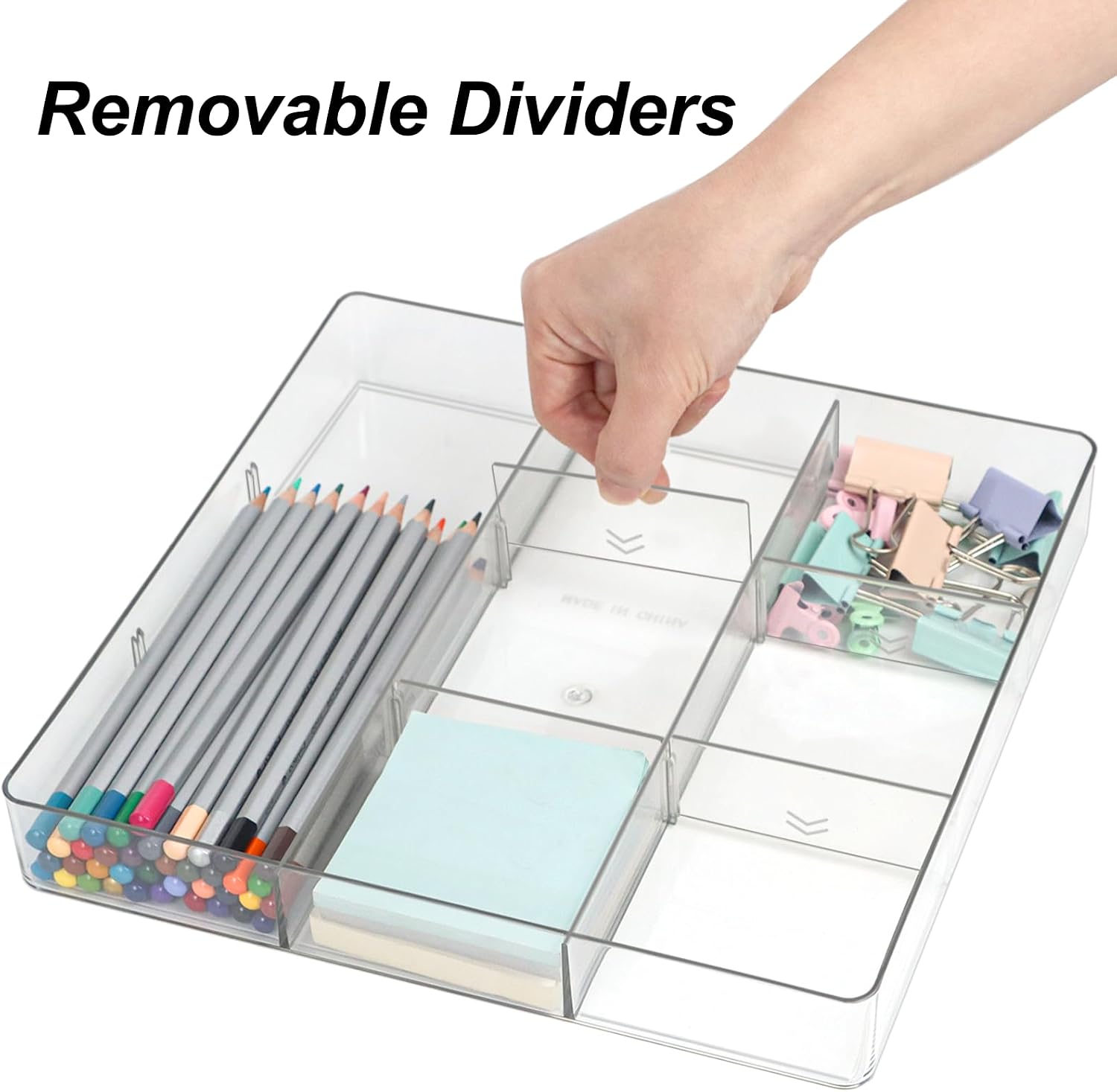 Adjustable Transparent Drawer Organizer - Image 2
