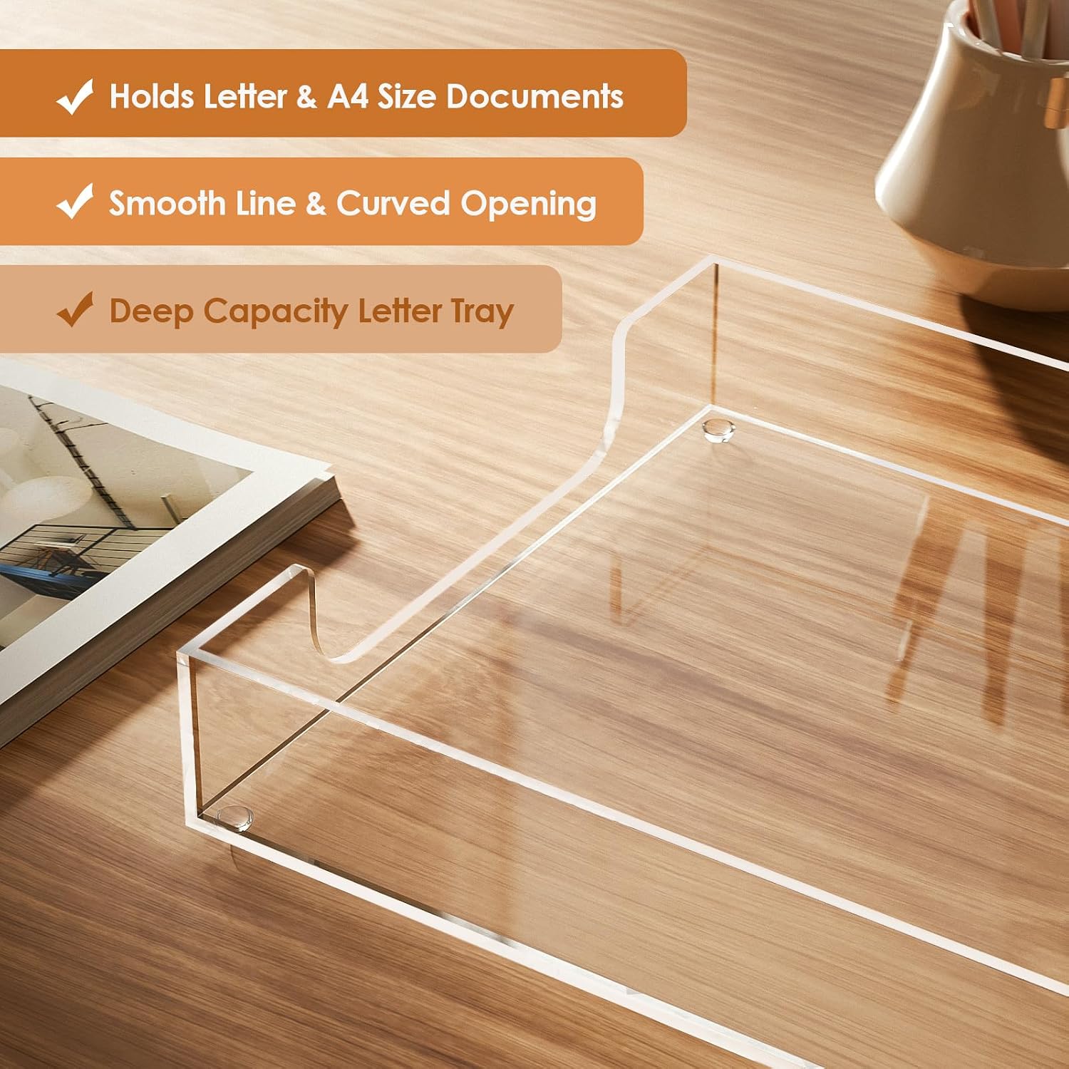 Acrylic Document Tray - Image 2