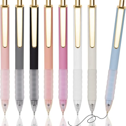 Ballpoint Pens Black Ink 1.0 mm Pen Medium Point Smooth Writing for Journaling Office Supplies Cute Pen for Women Men