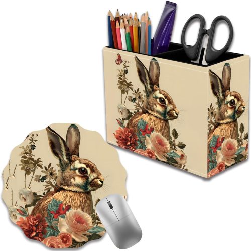 Set of 8 Metal Multifunctional Pen Holder Cups for Desk