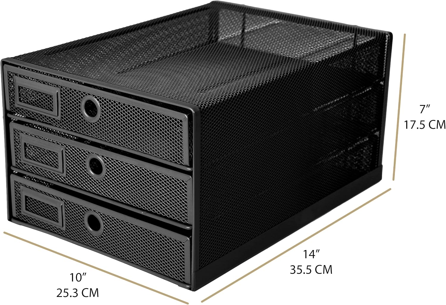3-Tier Drawer-Style Document Sorting Rack - Image 2
