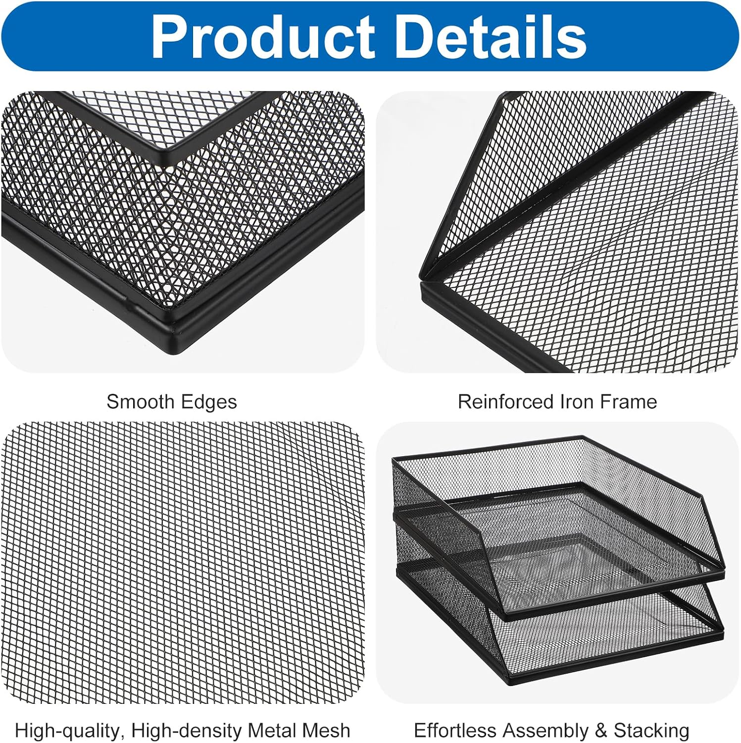 Stackable Document Tray Organizer - Image 2